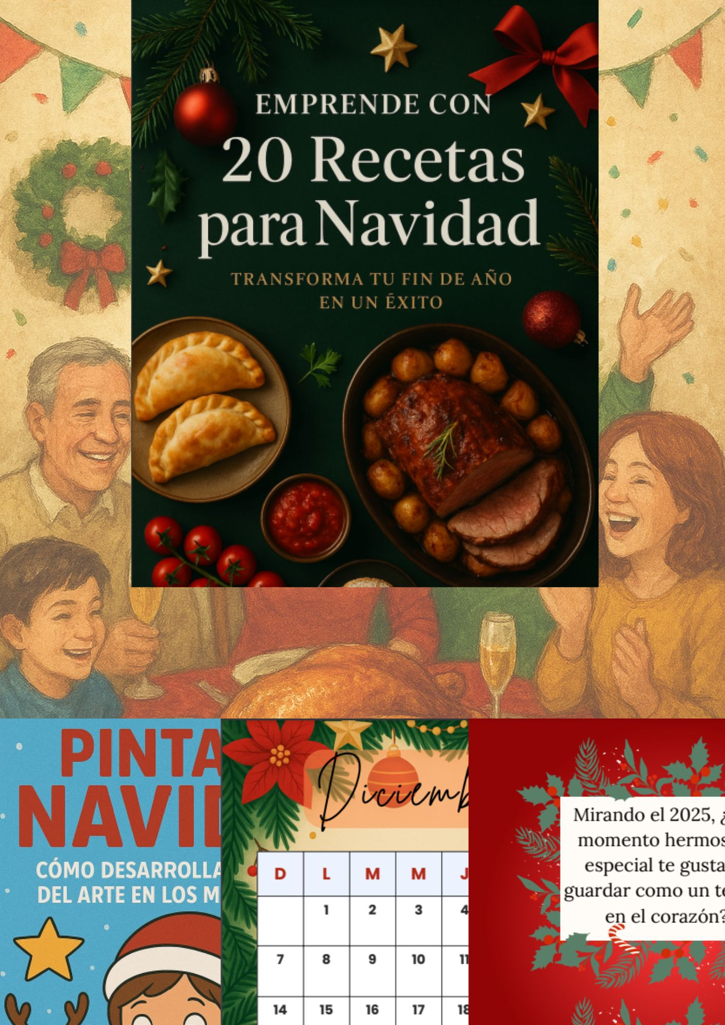 Emprendé con 20 recetas navideñas + 3 bonos: Generá un ingreso extra