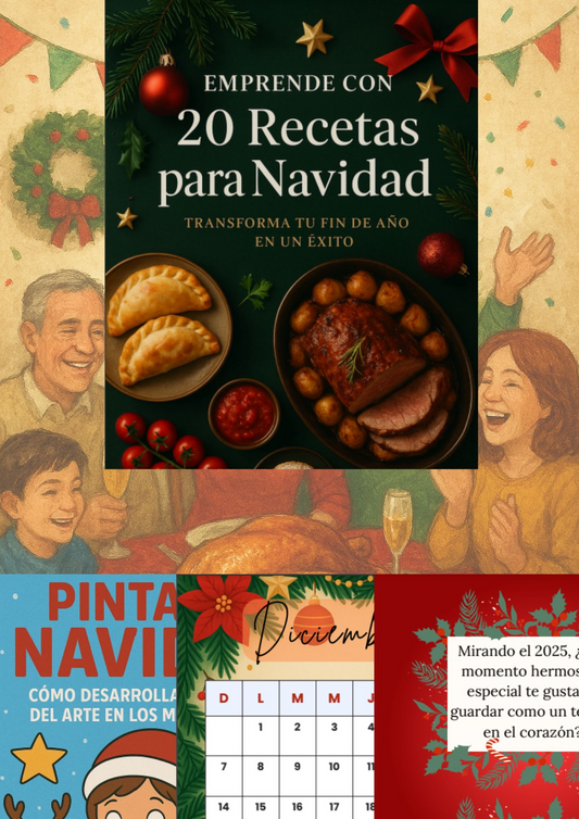 Emprendé con 20 recetas navideñas + 3 bonos: Generá un ingreso extra
